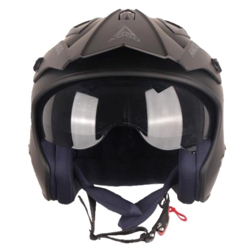 AMOQ Blister Jet avokypärä, matta musta - Image 2