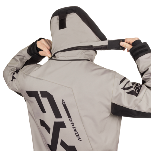 FXR M CX Lite Monosuit Stone/Black miesten kuorihaalari - Image 4