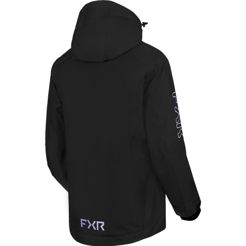 FXR W Fresh Jacket Black/Lilac naisten kelkkatakki - Image 2