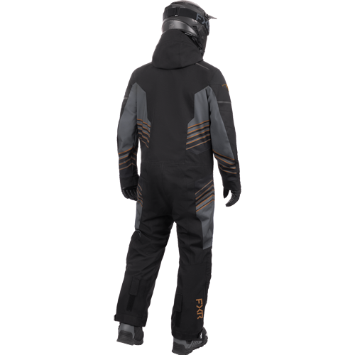 FXR M Helium Lite Monosuit Black/Asphalt/Copper miesten joustava kuorihaalari - Image 2