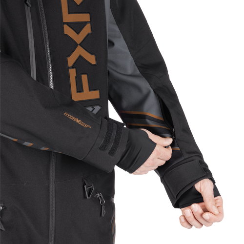 FXR M Helium Lite Monosuit Black/Asphalt/Copper miesten joustava kuorihaalari - Image 5