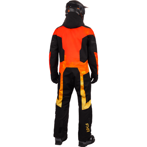 FXR M Helium Lite Monosuit Black/Flame miesten joustava kuorihaalari - Image 2