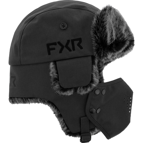 FXR Youth Trapper Hat Asphalt/Black nuorten karvalakki one size