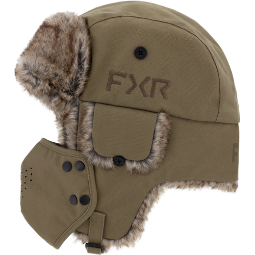 FXR Youth Trapper Hat Canvas/Bronze nuorten karvalakki one size - Image 2