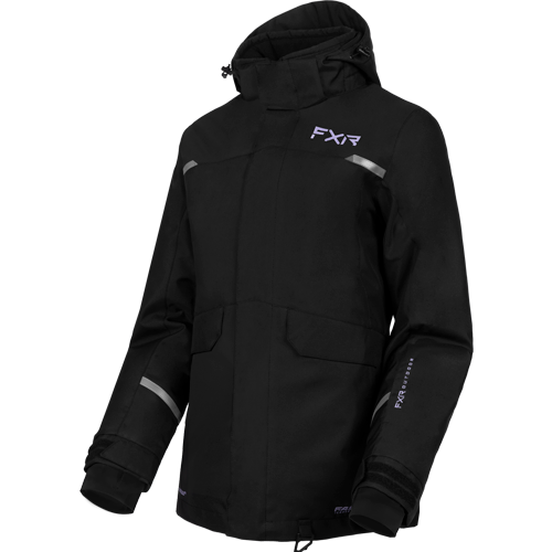 FXR W Excursion Jacket Black/Lilac naisten kelkkatakki
