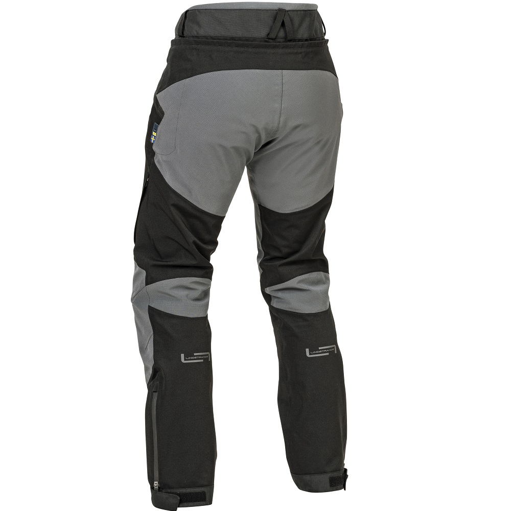 Lindstrands Lofsdalen miesten moottoripyörähousut, musta/teräksen harmaa - Image 5