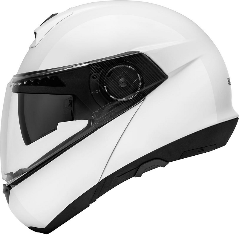 SCHUBERTH C4 BASIC avattava moottoripyöräkypärä, Glossy White - Image 2