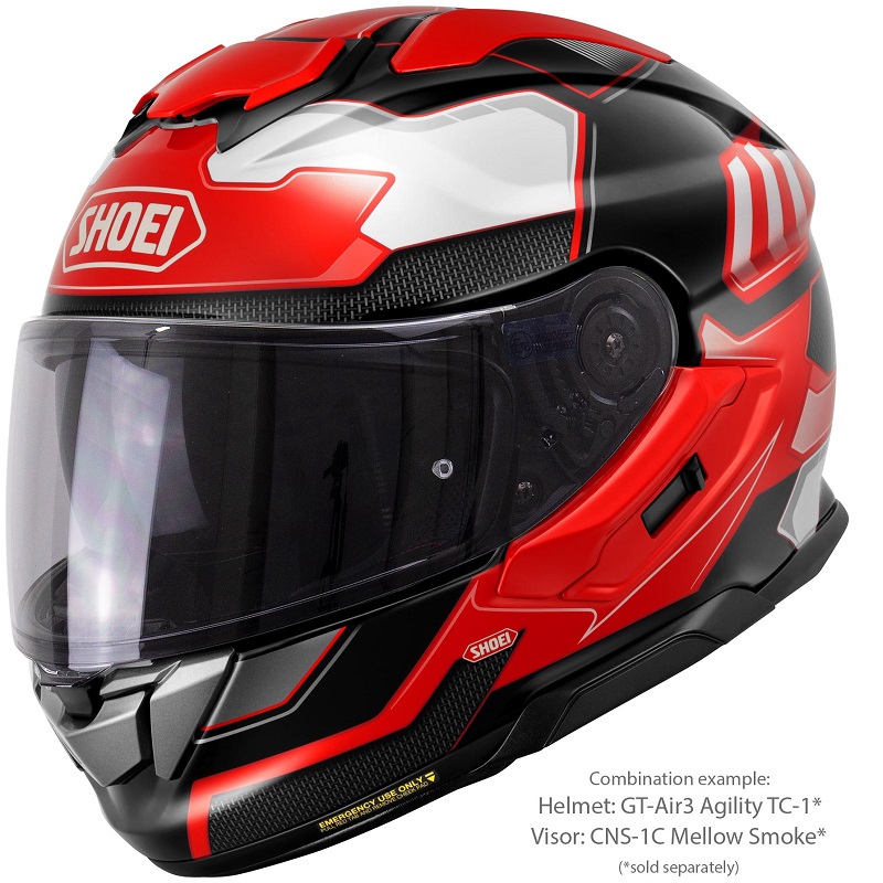SHOEI Visor (CNS-1C) mellow smoke/vaalea savu - Image 3