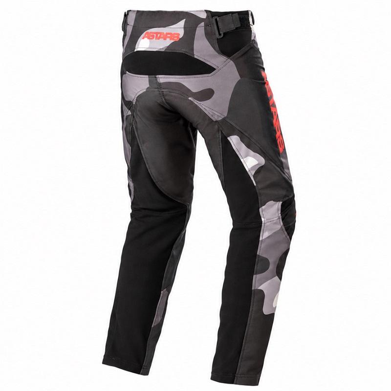 Alpinestars Youth Racer Tactical pants junior GreyCamo-Red Fluo - Image 2